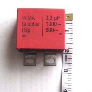 Wima Capacitor Snubber CAP 3.3uF 1000V