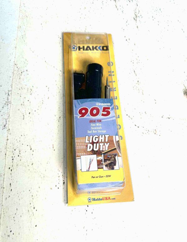 Our technicians have tested the Hakko 905to be in working conditions. We also provide 30-day returns or exchanges. It must come back in its original state.