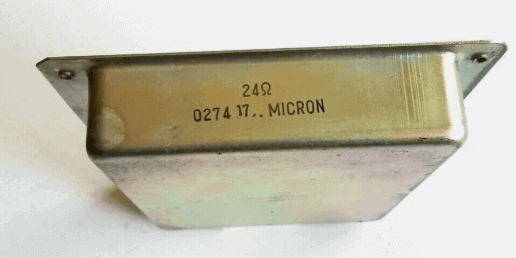 0274 17, 24 OHM MICRON RESISTOR