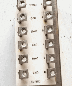 50ohm & 0.6ohm 0177 IWAKI RESISTOR MODULE