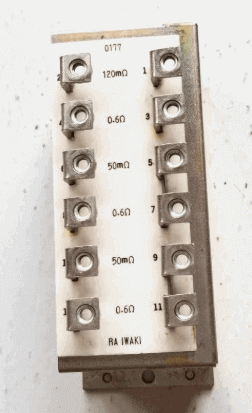 50ohm & 0.6ohm 0177 IWAKI RESISTOR MODULE