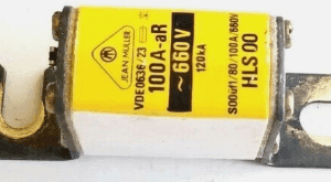 HLS00 100A-aR JEAN MULLER FUSE