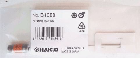 B1088 Hakko Cleaning Pin 1.3mm