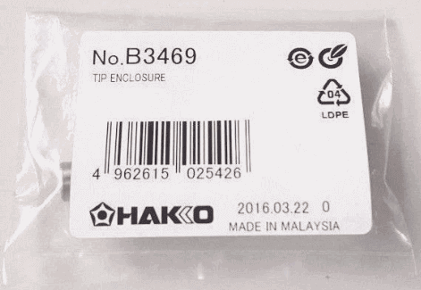 B3469 Hakko Tip Enclosure for FX-8801 Soldering Iron