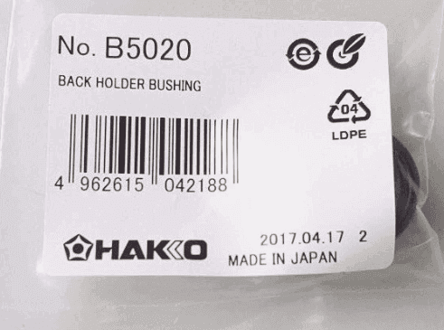 B5020 Hakko Filter Pipe Back Holder Bushing for FR-300