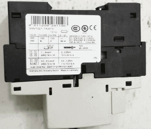 3RV1021-1KA10 CIRCUIT BREAKER SIEMENS