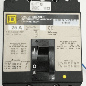 FAL360251212 CIRCUIT BREAKER SQUARE