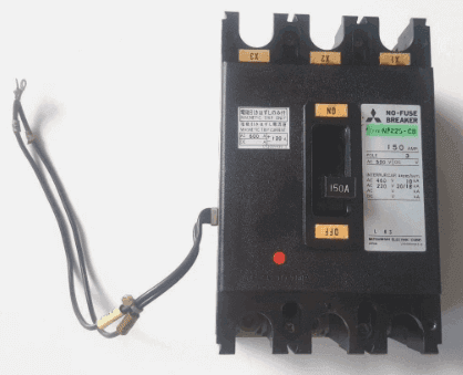 NP225-CB 3 POLE 150AMP AC 500V CIRCUIT BREAKER MITSUBISHI