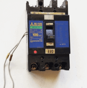 NF100-CS AC220V 100AMP FUSE CIRCUIT BREAKER MITSUBISHI
