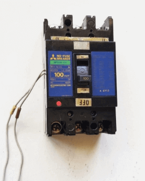 NF100-CS AC220V 100AMP FUSE CIRCUIT BREAKER MITSUBISHI