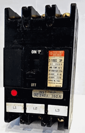 S-100S 3P CIRCUIT BREAKER HITACHI