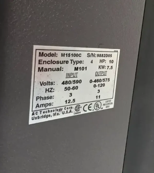 M15100C AC Tech Drive