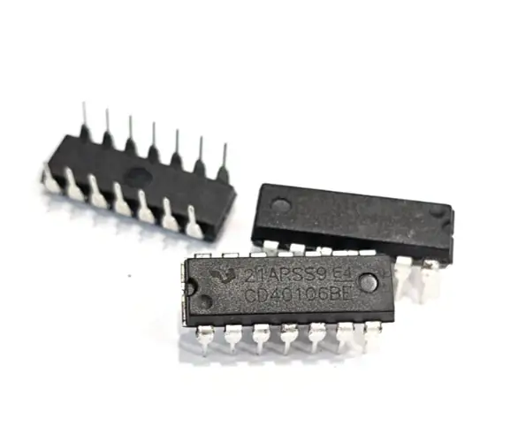 CD40106BE CMOS Hex Schmitt Triggers Inverters