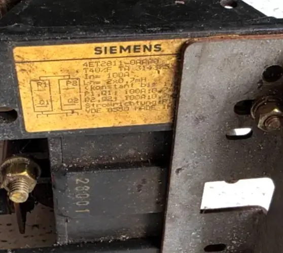 4ET2811-0AA00 Siemens Transformer