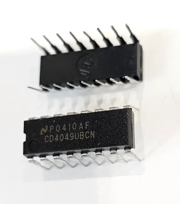 CD4049UBCN Hex Inverting Buffer